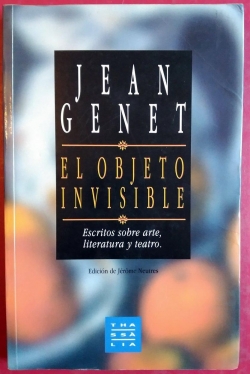 El objeto invisible par Jean Genet