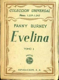 Evelina Tomo I par Burney Fanny
