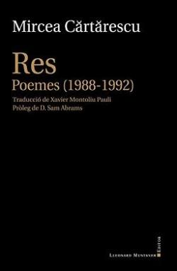 RES. POEMES (1988-1992) par Mircea Cartarescu