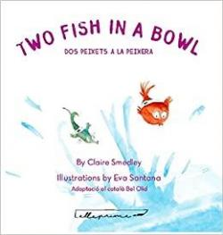 Two fish in a bowl. Dos peixets a la peixera par Claire Smedley